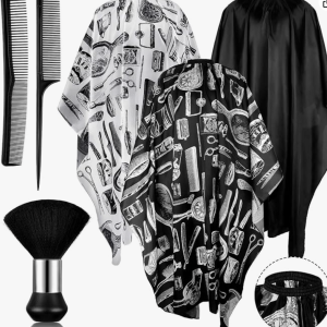 6 Pcs Professional Salon Barber Capes