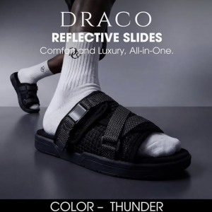 DracoSlides Reflective Slides for Men and Women